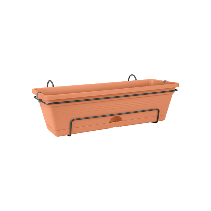 green basics balconnière allin1 50cm terre cuite doux